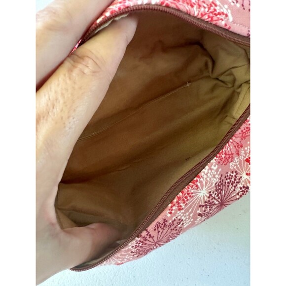 Handmade Handcrafted All Over Dandelion Like Asian Inspired Cosmetic Travel Bag - Picture 5 of 5